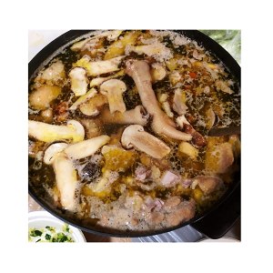 Arrange of quick worker chicken - half soup chicken (dip chicken) practice measure 5