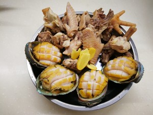 The practice measure of abalone chicken 4