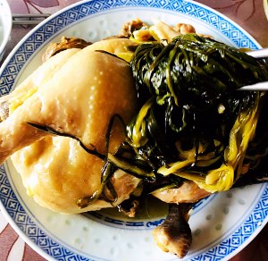 The practice measure of chicken of green oily immortal 6