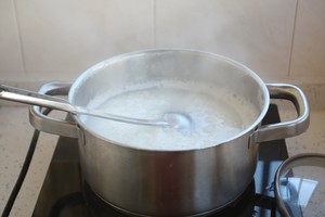 The practice measure of congee of Xianggu mushroom of gallinaceous Chengdu shelled fresh shrimps 9