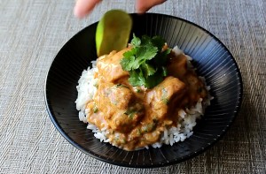 The practice measure of taste of cashew of * of Indian flavor chicken 34