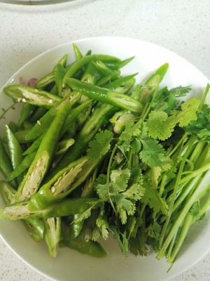 The practice measure of chicken of taro of green pepper demon 3
