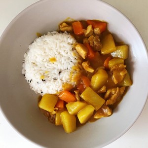 Little oil does not have salt the practice measure of full-bodied curry chicken 9
