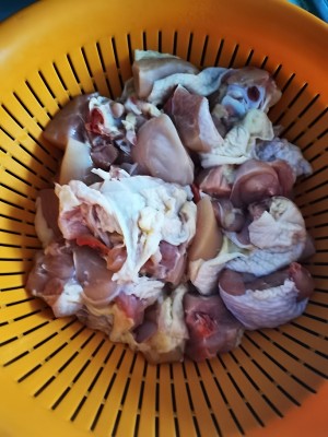 The practice measure of face of chicken of easy begin grail 1