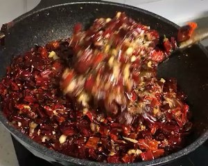 The practice measure of chicken of Chongqing hot pepper 4