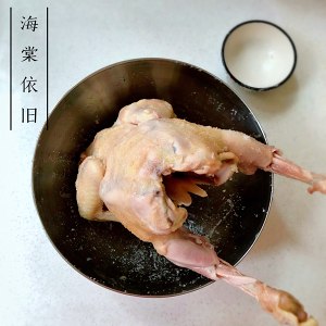 The practice measure of the Hakkas salty chicken 4
