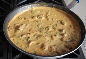 The practice measure of taste of cashew of * of Indian flavor chicken 30