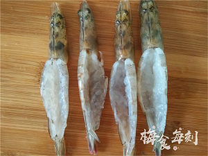 Garlic Chengdu vermicelli made from bean starch opens back shrimp, exceed measure of detailed picture article! practice measure 5