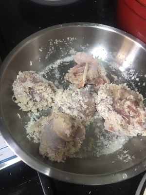 The practice measure of deepfry crisp fried chicken 1
