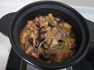 The practice measure of chicken of arenaceous boiler yellow stew 7