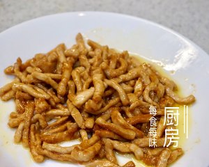 Secret? Piscine sweet shredded meat / classical plain dish go with rice is magical implement practice measure 4