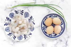 [slippery egg of shelled fresh shrimps] exceed tender slippery, answer the practice measure with quarter tea classical dining-room 1