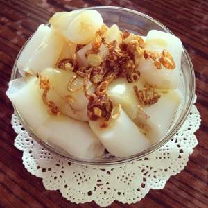 緑色の油性ブタの腸が4