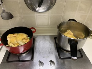 Saline    chicken -- the practice measure of edition of cast-iron boiler anhydrous 16