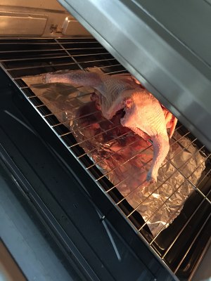 The practice measure of chicken of oven salt    4