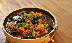 The meal meets with the practice measure of the rice of yellow stew chicken of the blame 7