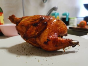 鶏肉を一緒に食べる（鶏肉を割る）練習法9