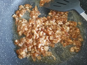 ごはんの料理のひき肉の簡単な豆の性格を超え、しだれ練習対策に美味しい 3 