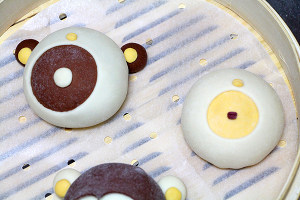 " chicken " auspicious flexibly the practice measure of small steamed bread 30
