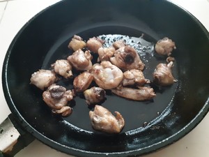 Dish of go ライスを使用すると、チキン5 