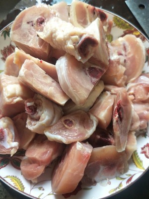 The practice measure of yellow stew chicken 2