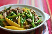 The practice measure that asparagus of peaceful type mango fries pig wicker 3