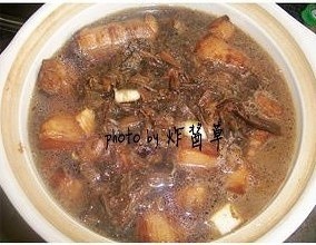The practice measure of flesh of prune dish braise in soy sauce 10