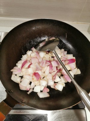 The practice measure of chicken of peaceful type curry 3