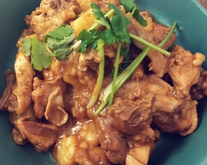 The practice measure of chicken of stew of simple edition potato 7