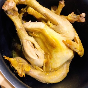  塩と鶏肉のみを含む生理食塩水鶏（ダウドラーレポート炊飯器の編）練習法9 