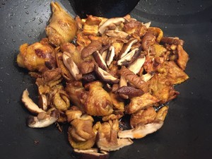Chicken of yellow stew of the daily life of a family (add all sorts of vegetable) practice measure 7