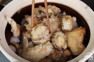 The practice measure of Bao of chicken of abalone of fascia of wine shop of Guangzhou of 3 paces society 8