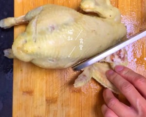 The practice measure that white behead chicken cuts chicken in vain 11