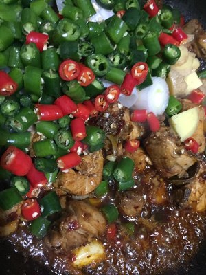 Small fry chicken (bright hot tasty very go with rice) practice measure 11