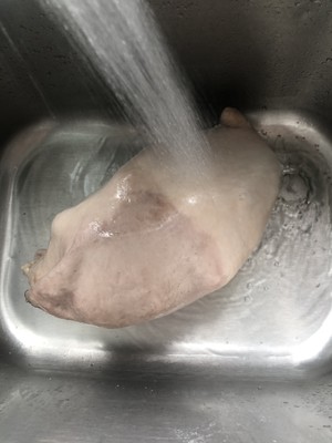 The practice measure of chaffy dish of chicken of abdomen of detailed edition pig 13