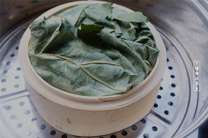 The practice measure of chicken of lotus leaf polished glutinous rice 8