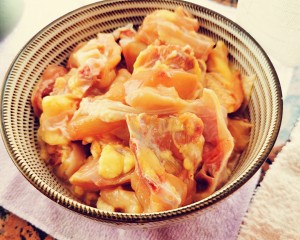 The practice measure of abalone frowsty chicken 2