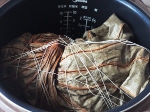 Lotus leaf chicken (edition of electric meal Bao) practice measure 9