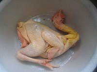The practice measure of chicken of pig abdomen bag 5