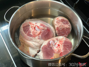 美しい豆のバオの豚のズオ Xiang Yu the Conquerorの眉毛（豚肉の脚の上部）<302小さなキッチン>練習法6 