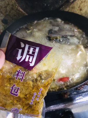 (Shang Dou drinkable) the practice measure of fish of pickled Chinese cabbage 14