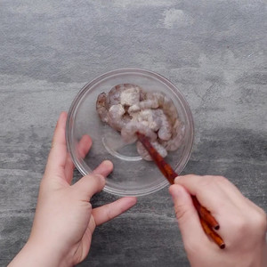 Shelled fresh shrimps of bacterium stay of proceedings the practice measure of 3 fresh boiling water 1