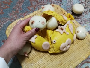 Get rich the practice measure of pig steamed bread 6