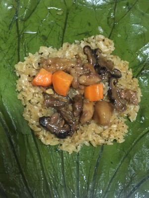 The practice measure of chicken of goosefoot wheat polished glutinous rice 4
