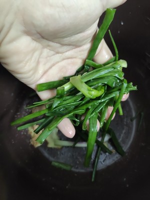 Ginger green chicken (edition of dawdler of electric rice cooker) practice measure 9