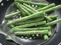 The practice measure of aubergine beans horn 6