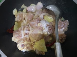 Rice of yellow stew chicken (original intent appears, true film) practice measure 3