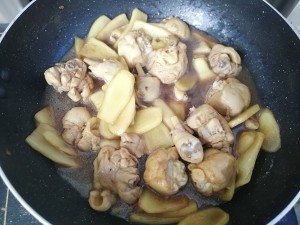 The practice measure that young ginger fries chicken 8
