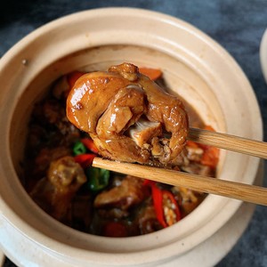 The practice measure that stews drumstick than the Xianggu mushroom with yellow stew even delicious chicken 12