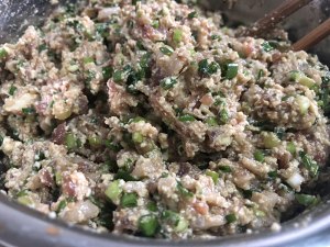 10個のタイヤではない100個の豆腐肉の団子の実践測定